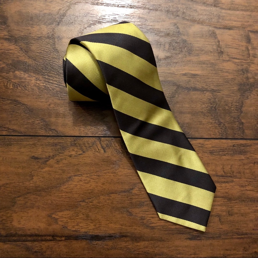 Rooster Brand Green / Gray Stripe Tie